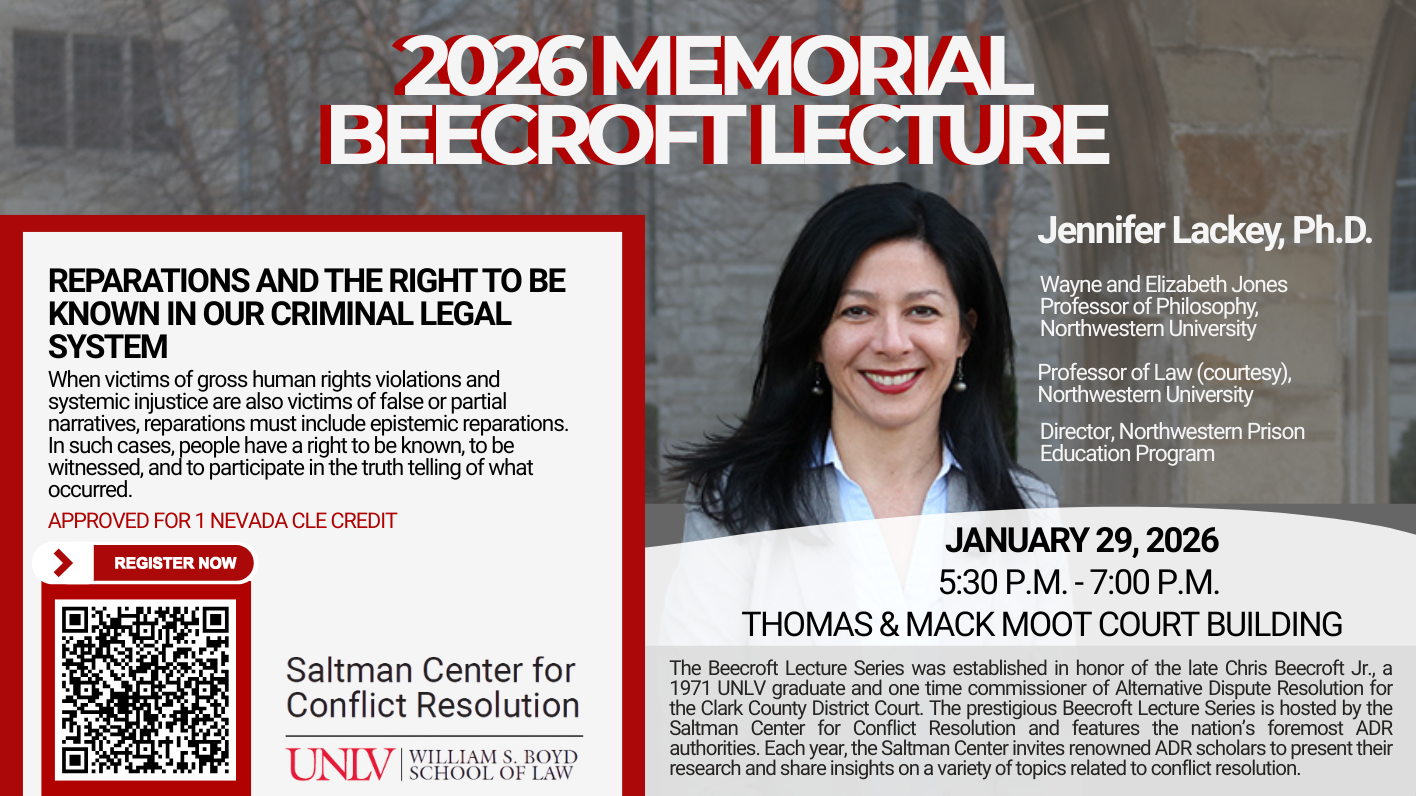 Photo of event flier for the 2026 Beecroft Lecture 