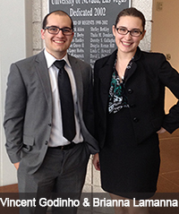 3rd place winners Vincent Godhino and Brianna Lamanna