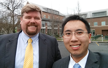 Stephen Davis and Sean Young