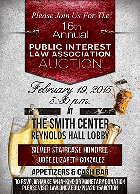 PILA Auction 2015 Flyer