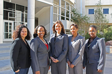 Photo of Mock Trial team